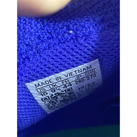 Adidas Anthony Edwards 1 Men's Sneaker Basketball Fabric 10 Blue Athletic Shoes - Picture 8 of 11